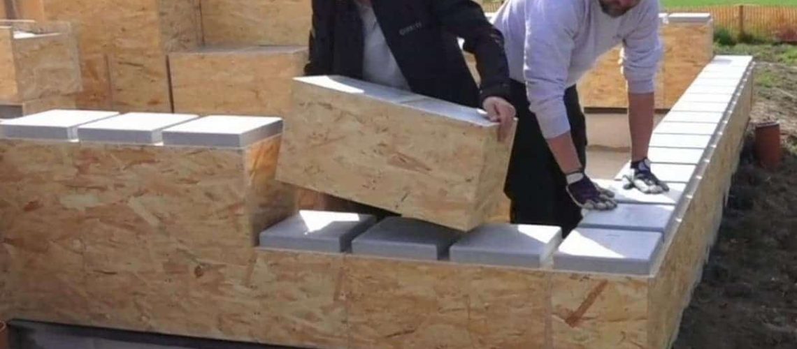 Casas de madera tipo LEGO